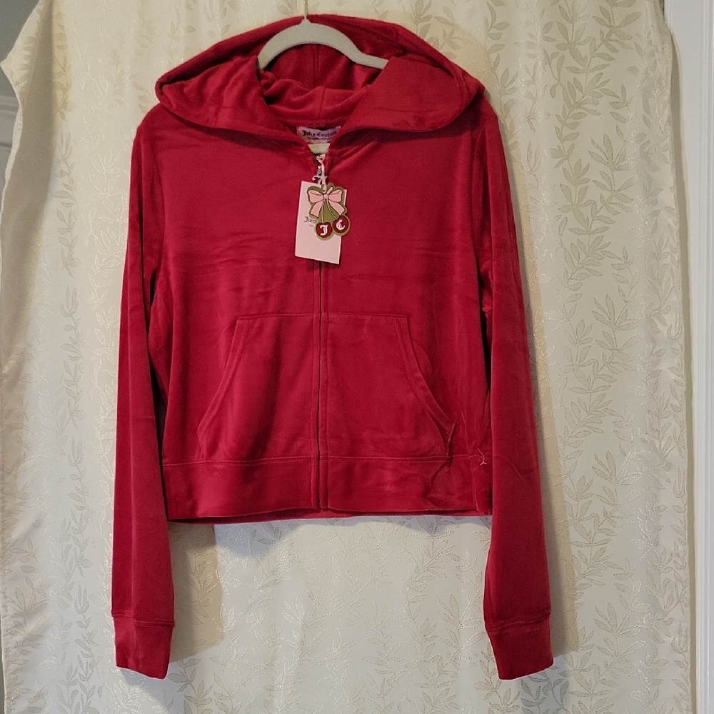 Juicy Couture Bold Red Zip-Up